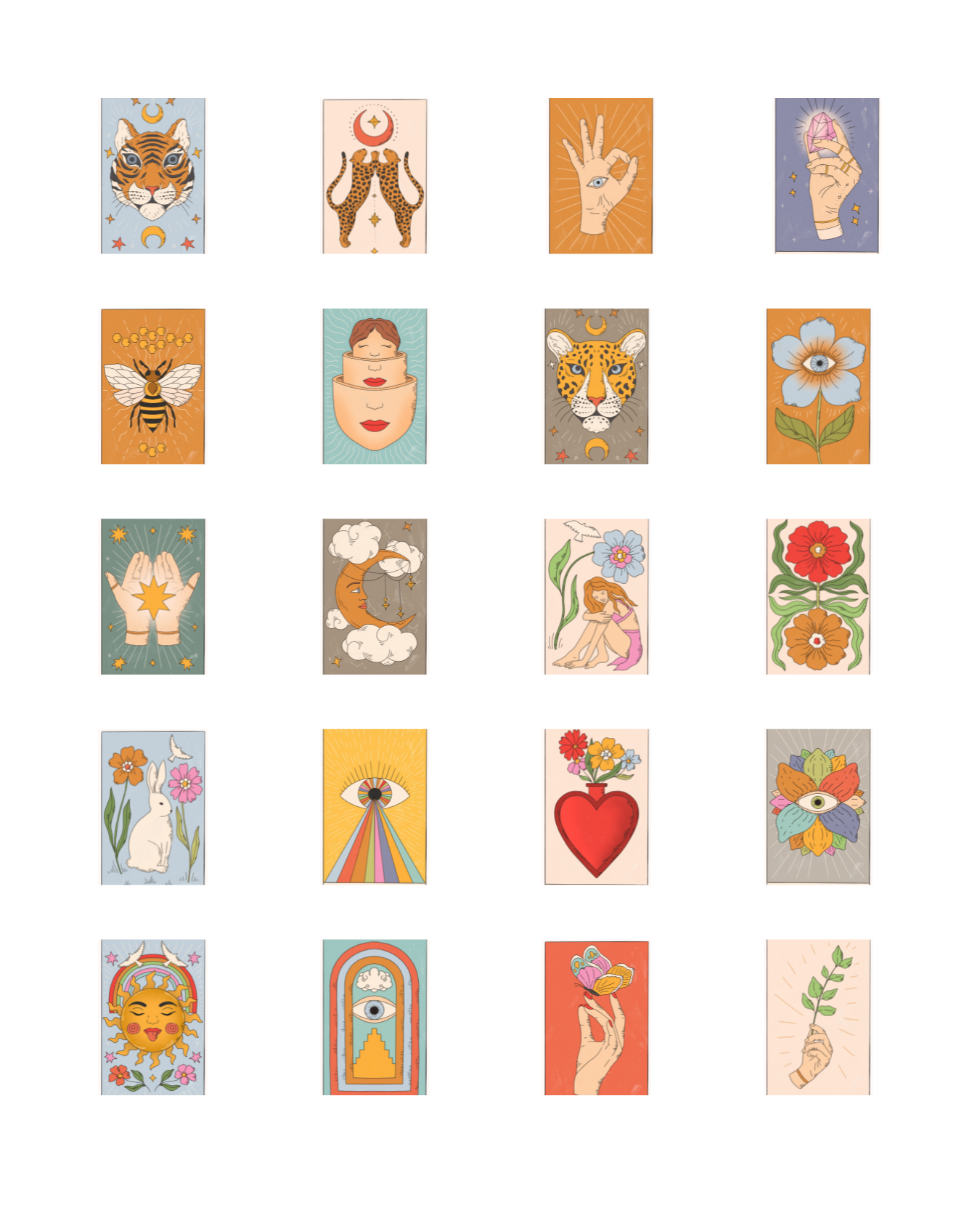 PCC 2292 ORACLE SET OF 2 Transfer Paper | THE CHARM BAR