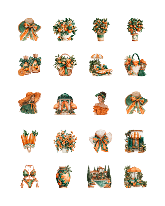 PCC 2215 CITRUS MEDITERRANEAN Transfer Paper | THE CHARM BAR