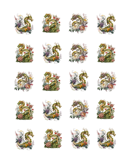 PCC 2265 CHINESE DRAGON Transfer Paper | THE CHARM BAR