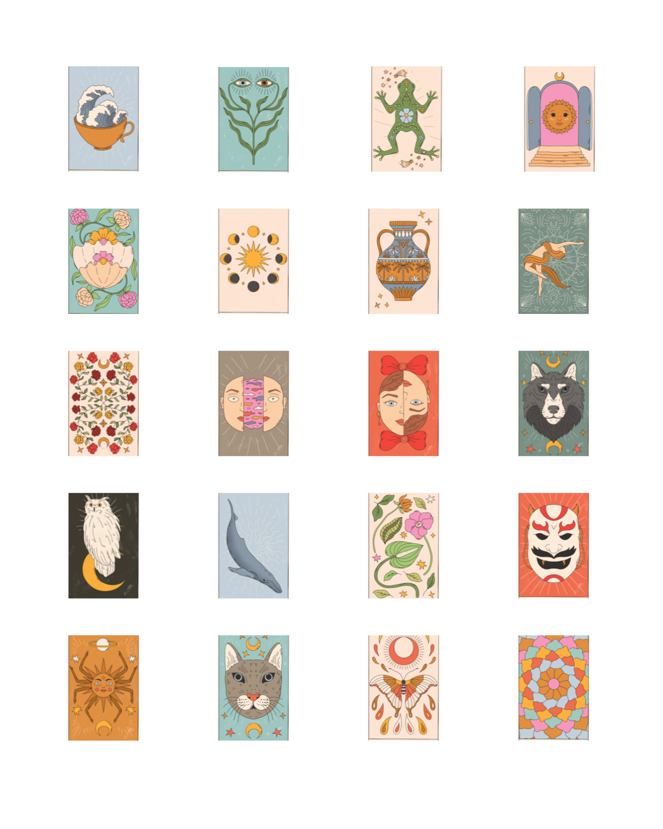 PCC 2292 ORACLE SET OF 2 Transfer Paper | THE CHARM BAR