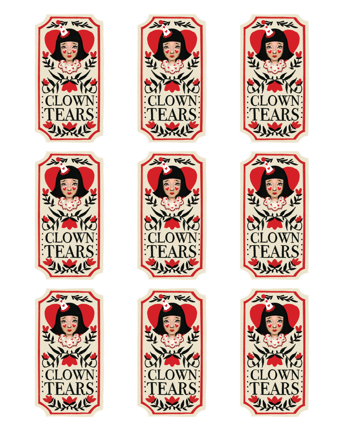 POISON LABEL TRANSFER & CUTTER COMBO | HALLOWEEN SPOOKY | POLYMER CLAY CUTTERS