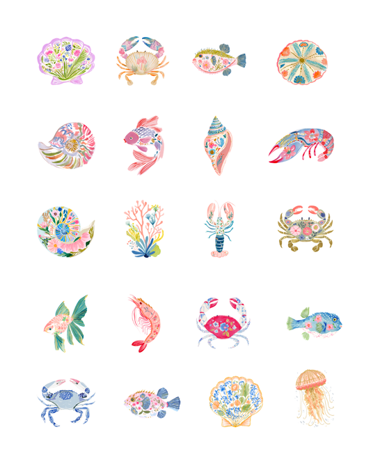 PCC 2204 PINK NAUTICAL Transfer Paper | THE CHARM BAR
