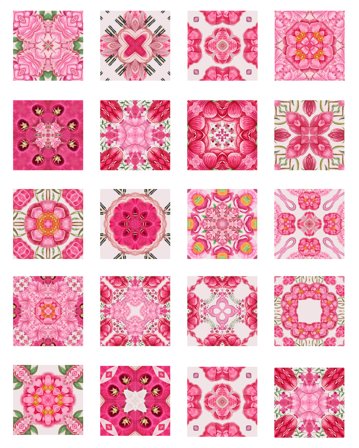 TILE 13 HOT PINK TILE TRANSFER PAPER SET | TRANSFER PAPER & CLAY CUTTER