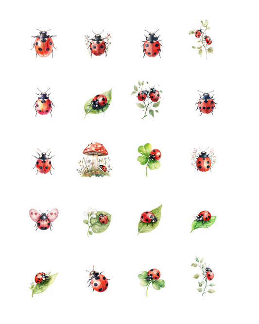 PCC 2260 LADYBUGS Transfer Paper | THE CHARM BAR