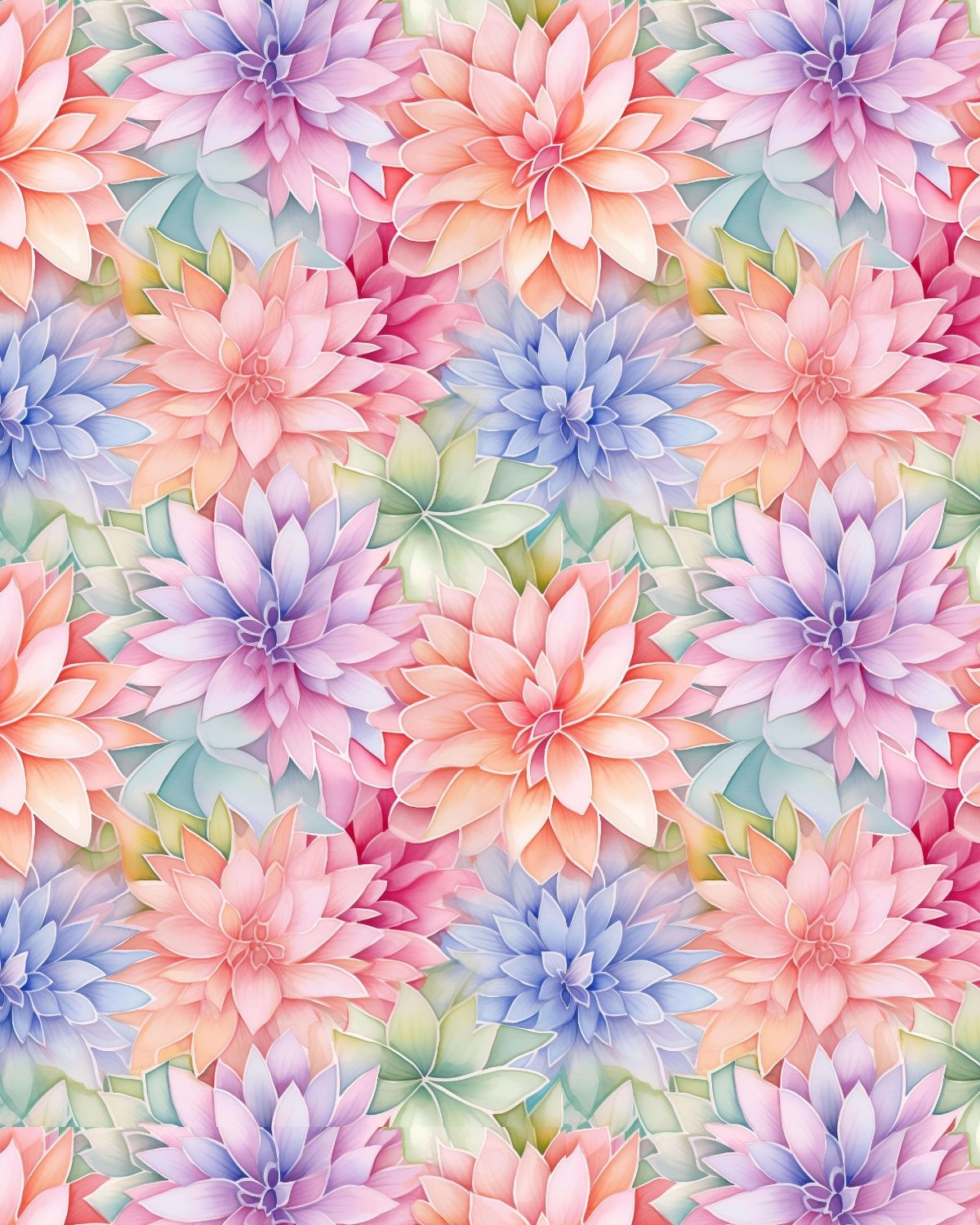 FLORAL001 TRANSFER PAPER | POLYMER CLAY IMAGE SHEET