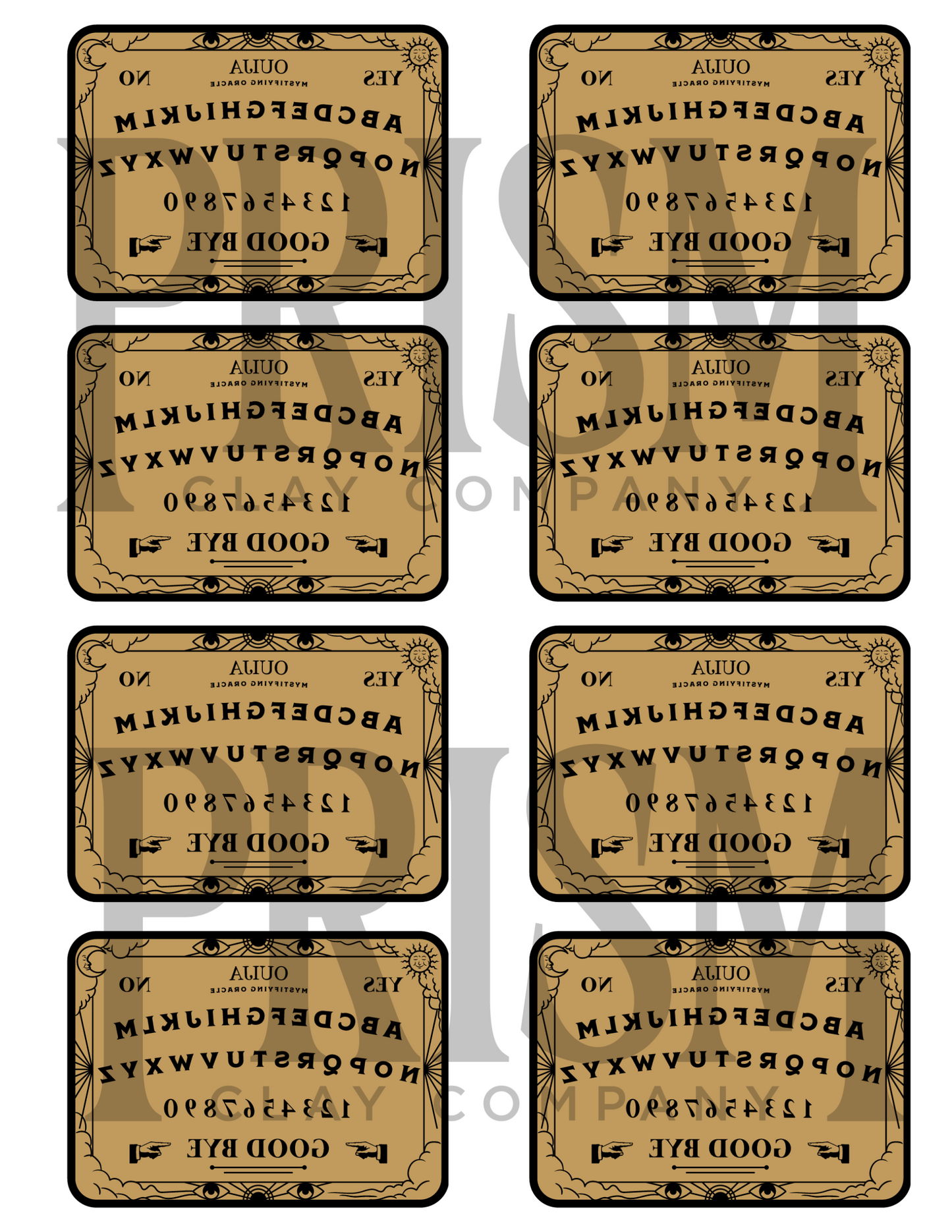 Transfer Sheet | Oujia Board | Spirit Board