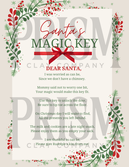 Santa's Magic Key PDF ONLY | Digital File | PDF
