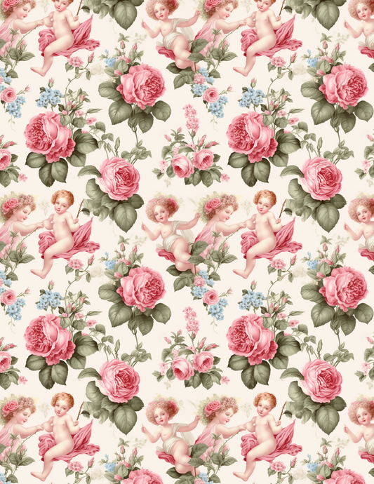 VAL 006 Transfer Paper | VALENTINE | POLYMER CLAY IMAGE TRANSFERS