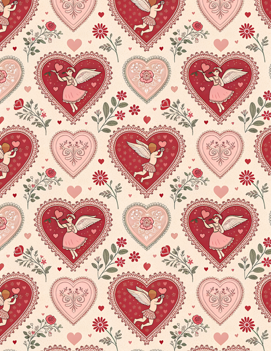 VAL 014 Transfer Paper | VALENTINE | POLYMER CLAY IMAGE TRANSFERS