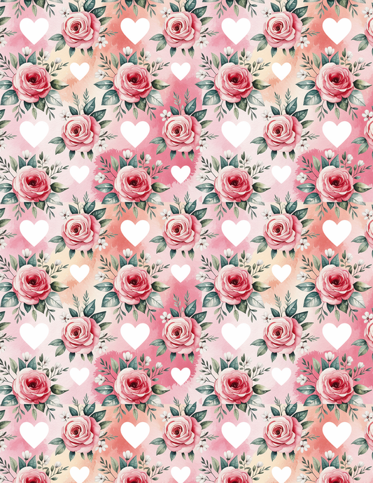 VAL 020 Transfer Paper | VALENTINE | POLYMER CLAY IMAGE TRANSFERS