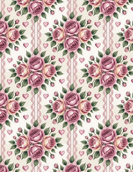 VAL 024 Transfer Paper | VALENTINE | POLYMER CLAY IMAGE TRANSFERS