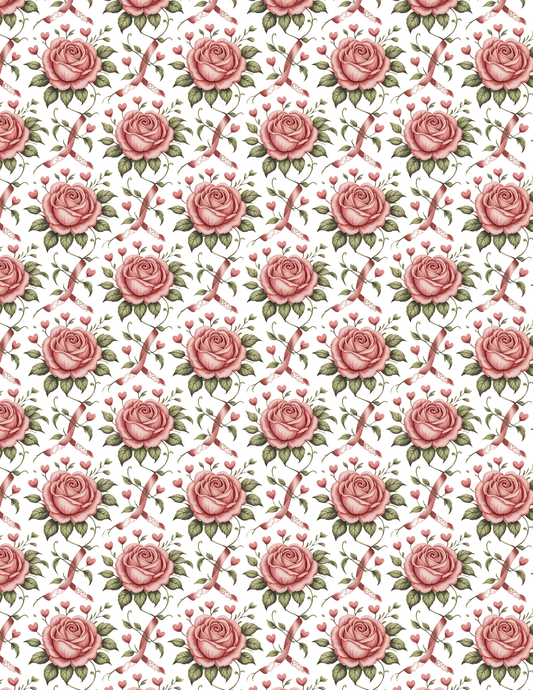 VAL 027 Transfer Paper | VALENTINE | POLYMER CLAY IMAGE TRANSFERS