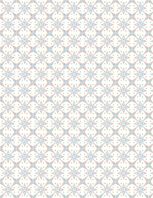 PCC VK112 VINTAGE BLUE Transfer Paper | POLYMER CLAY