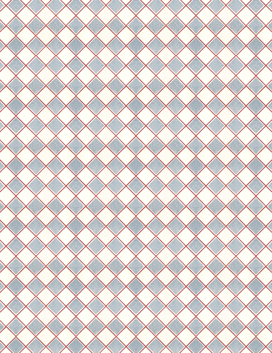 PCC VK122 VINTAGE BLUE Transfer Paper | POLYMER CLAY