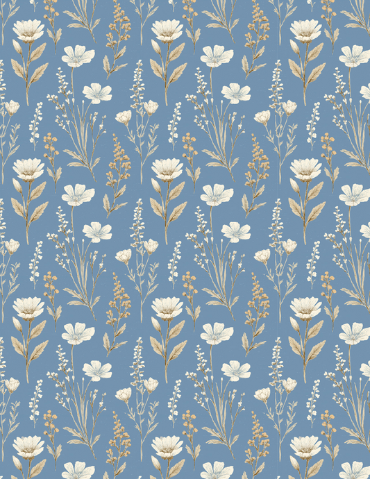 PCC VK128 VINTAGE BLUE Transfer Paper | POLYMER CLAY