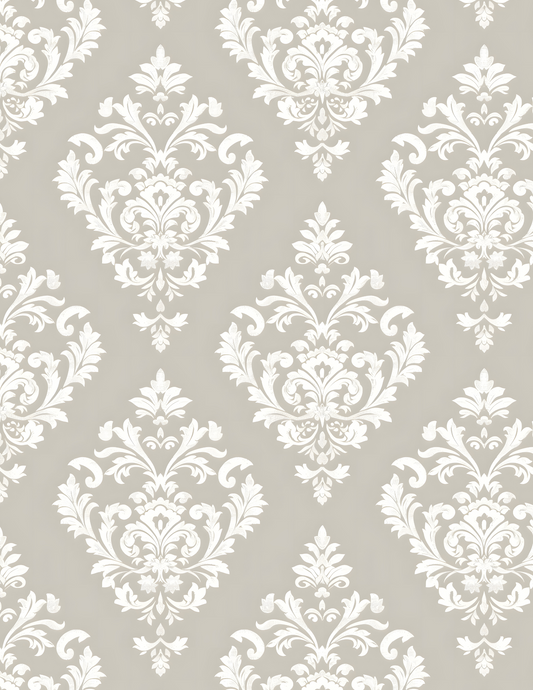 PCC VK133 VINTAGE DAMASK Transfer Paper | POLYMER CLAY