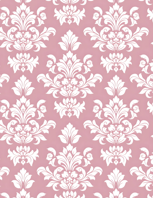 PCC VK135 VINTAGE DAMASK Transfer Paper | POLYMER CLAY
