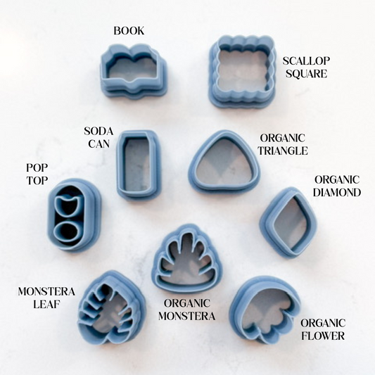 THE CHARM BAR | GROUP C | CLAY CUTTERS | NECKLACE BRACELET CHARM POLYMER CLAY CUTTERS