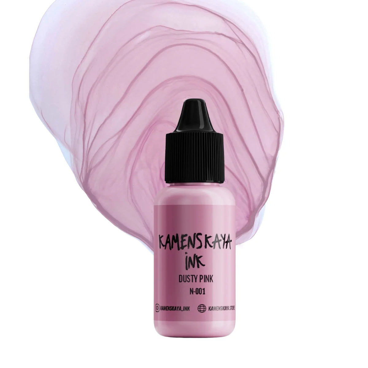 Pink Ink Media N-001 DIRTY PINK | ALCOHOL INK | NUDE | KAMENSKAYA INK – Prism Clay Co.