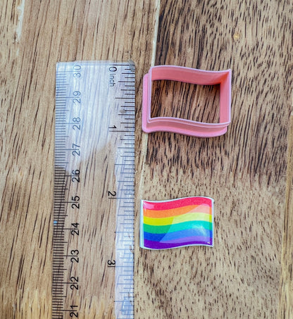 Pride LGTBQ Flag Clay Cutter + Transfer Sheets