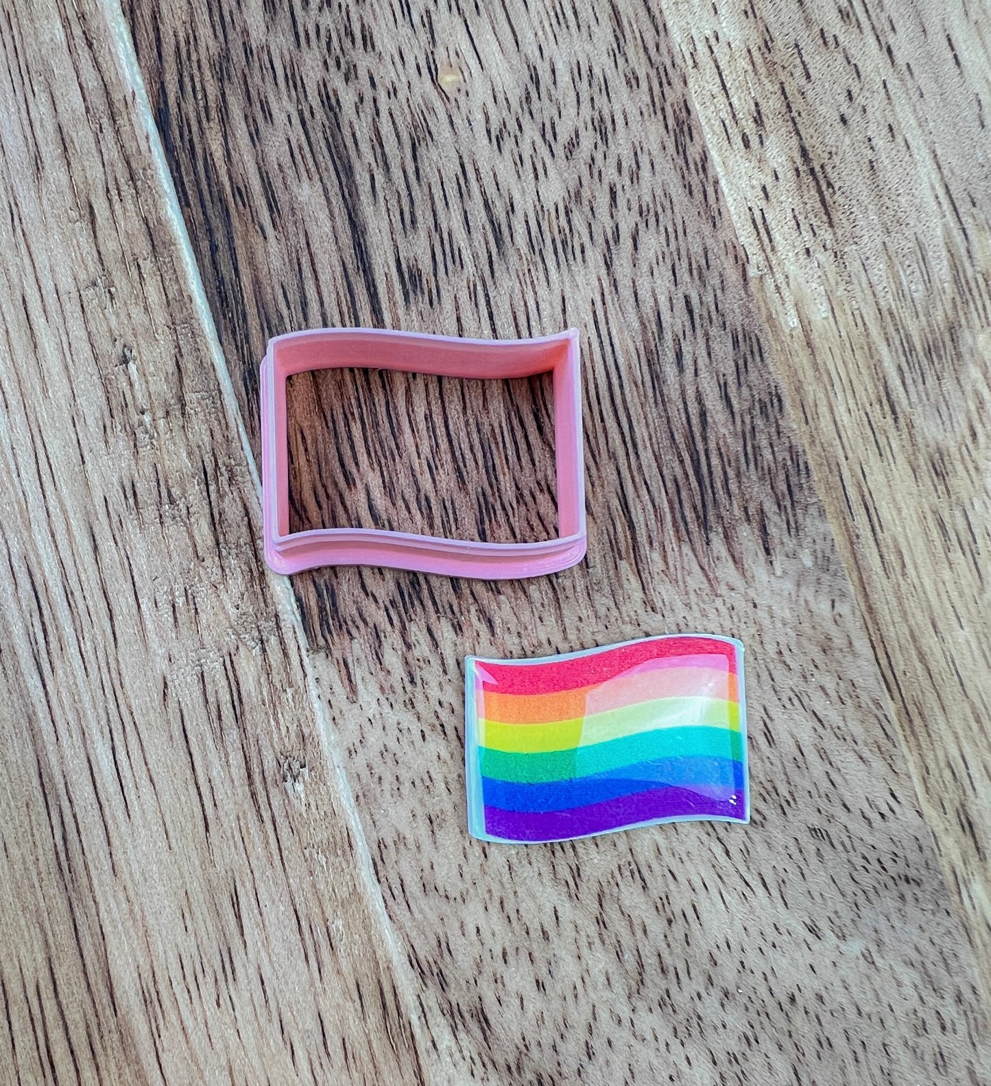 Pride LGTBQ Flag Clay Cutter + Transfer Sheets