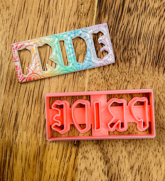 PRIDE LGTBQ Cutout Clay Cutter