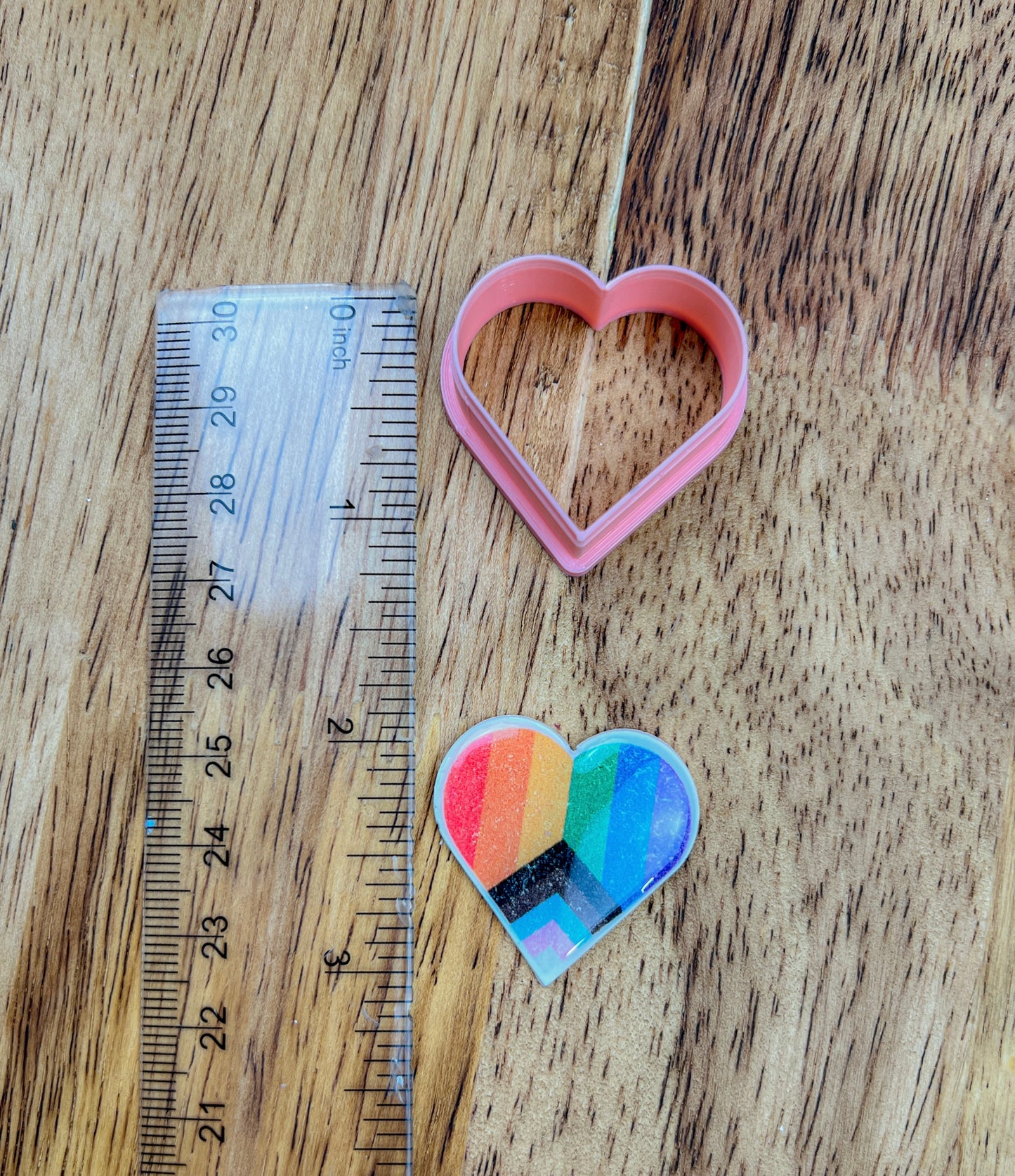 Pride LGBTQ Heart Transfer Paper + Clay Cutter