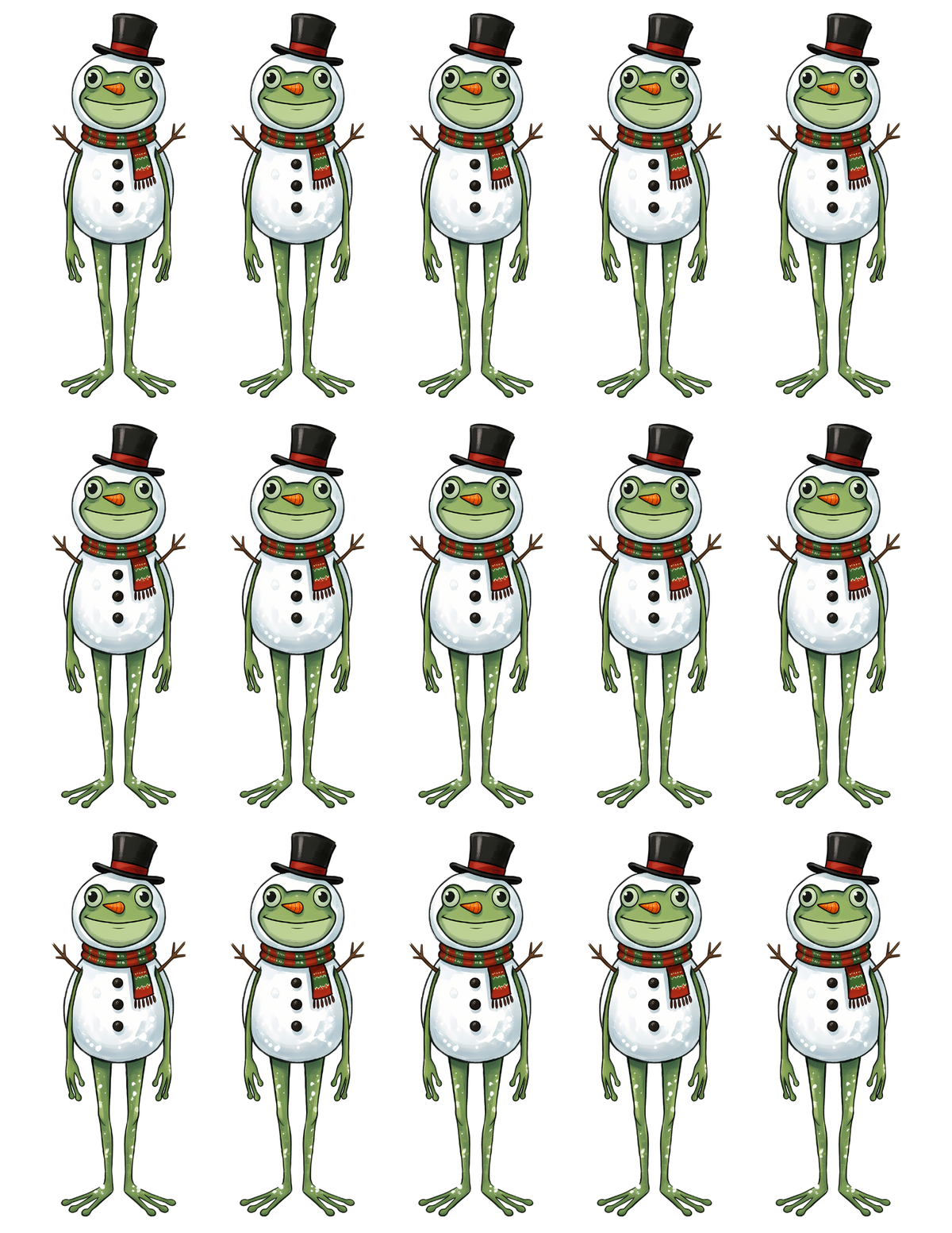 FROG HOLIDAY EARRING TRANSFER PAPER CUTTER BUNDLE | CLAY CUTTER & TRANSFER PAPER FOR POLYMER CLAY