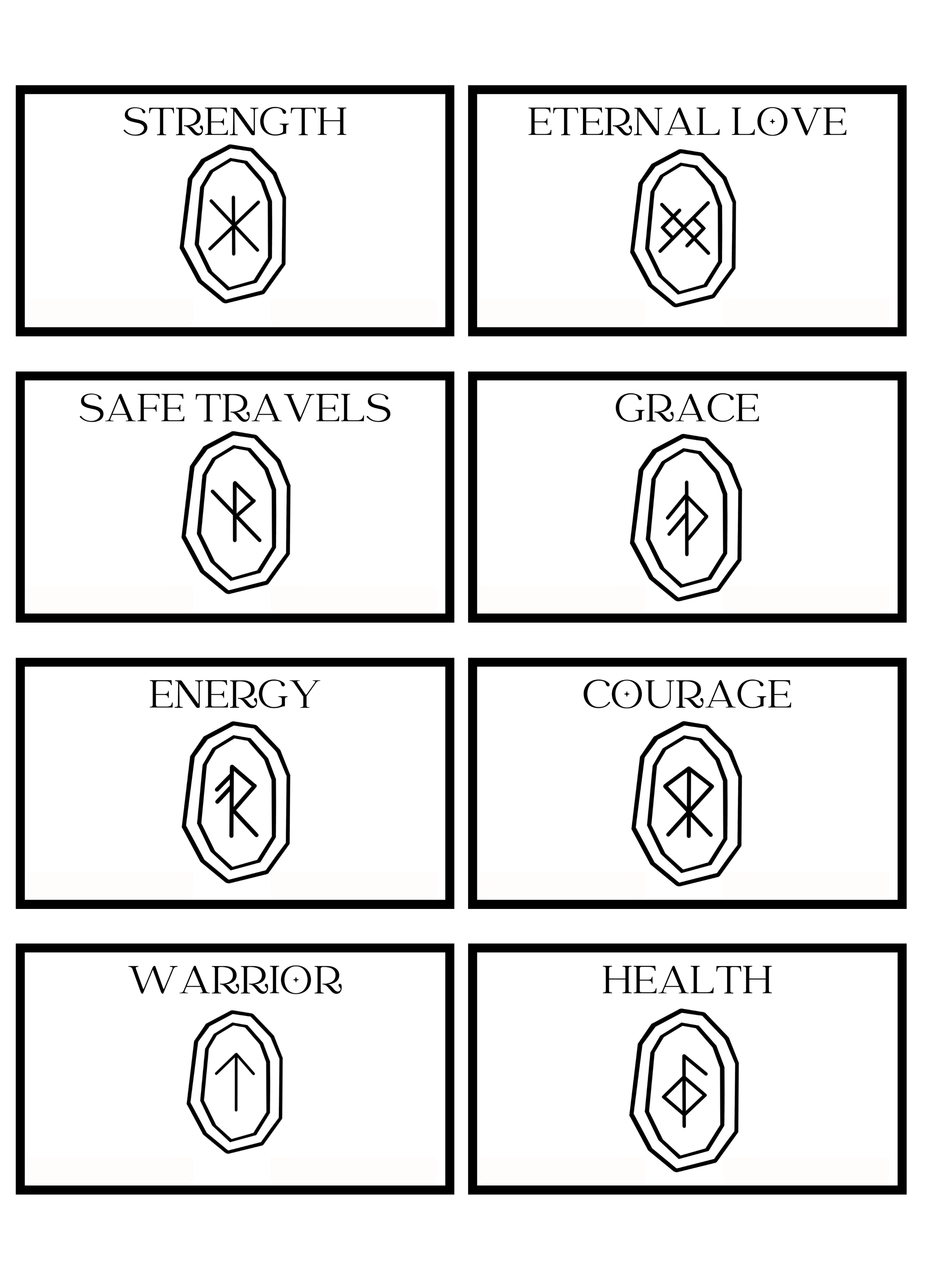 Bind Runes PDF Sheets – Prism Clay Co.
