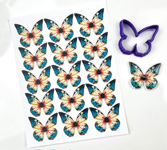 Rustic Butterfly Transfer Paper & Cutter