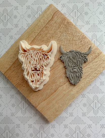 Highland Cow Clay Cutter