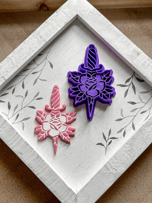 Dagger Rose Clay Cutter