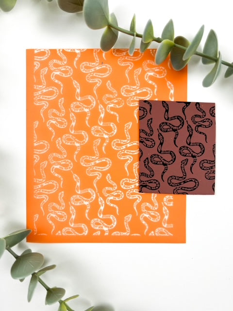 Snakes Silk Screen