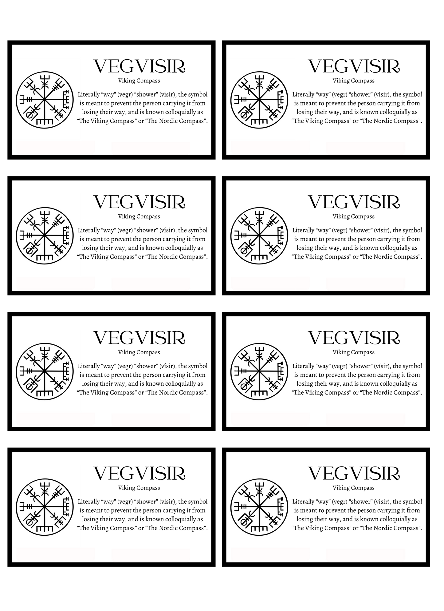 Bind Runes PDF Sheets