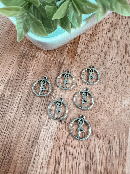 Charms- Tree Pose Yoga (10pcs) 