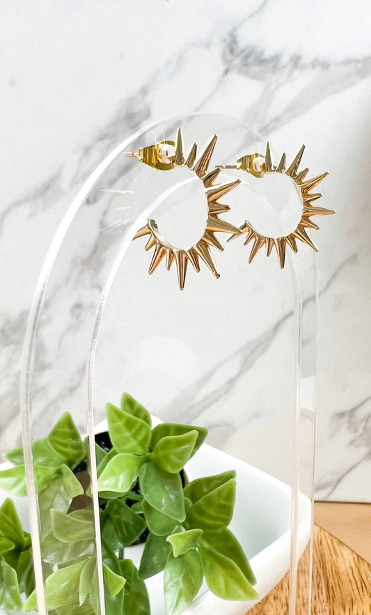 SunBurst 18k Earrings
