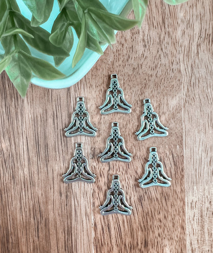 Charms- Chakra Lotus Pose (10pcs) 